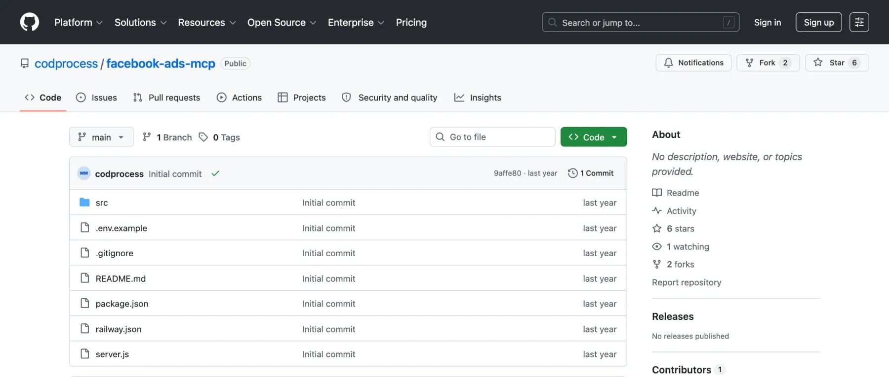 codprocess/facebook-ads-mcp for Meta Ads