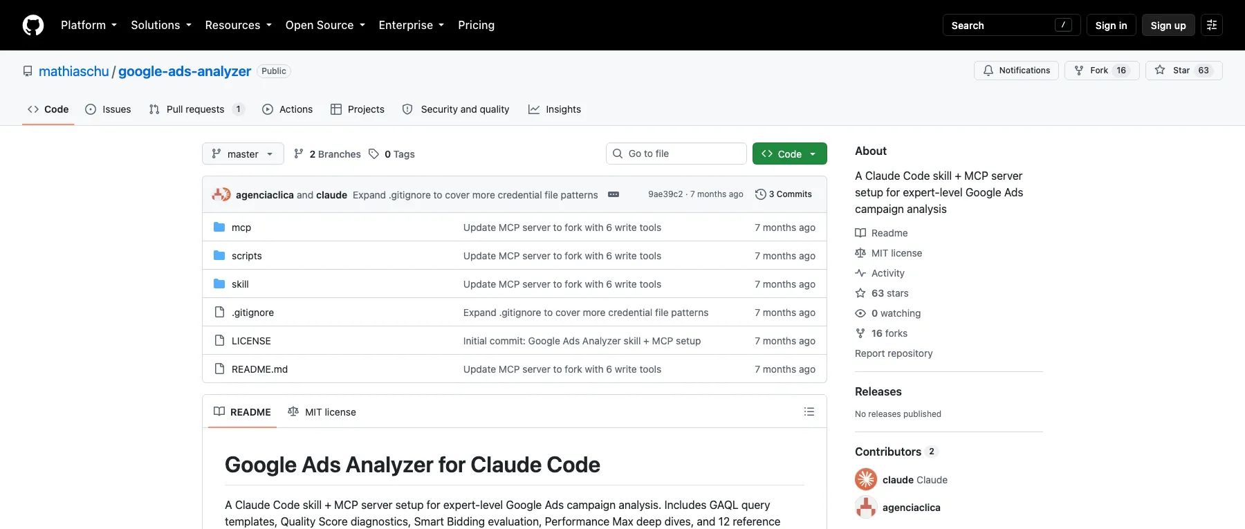 mathiaschu/google-ads-analyzer screenshot