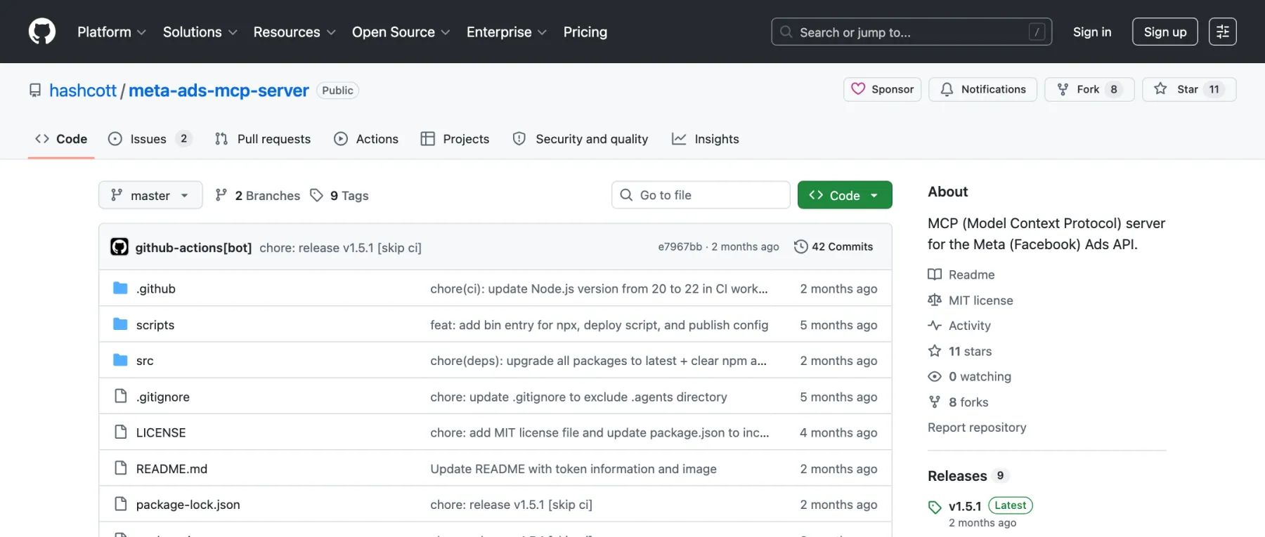 hashcott/meta-ads-mcp-server for Meta Ads